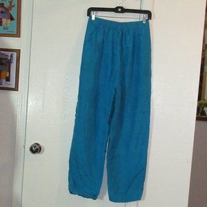 Lined Large Blue Washable Silk Pants RESTLESS
